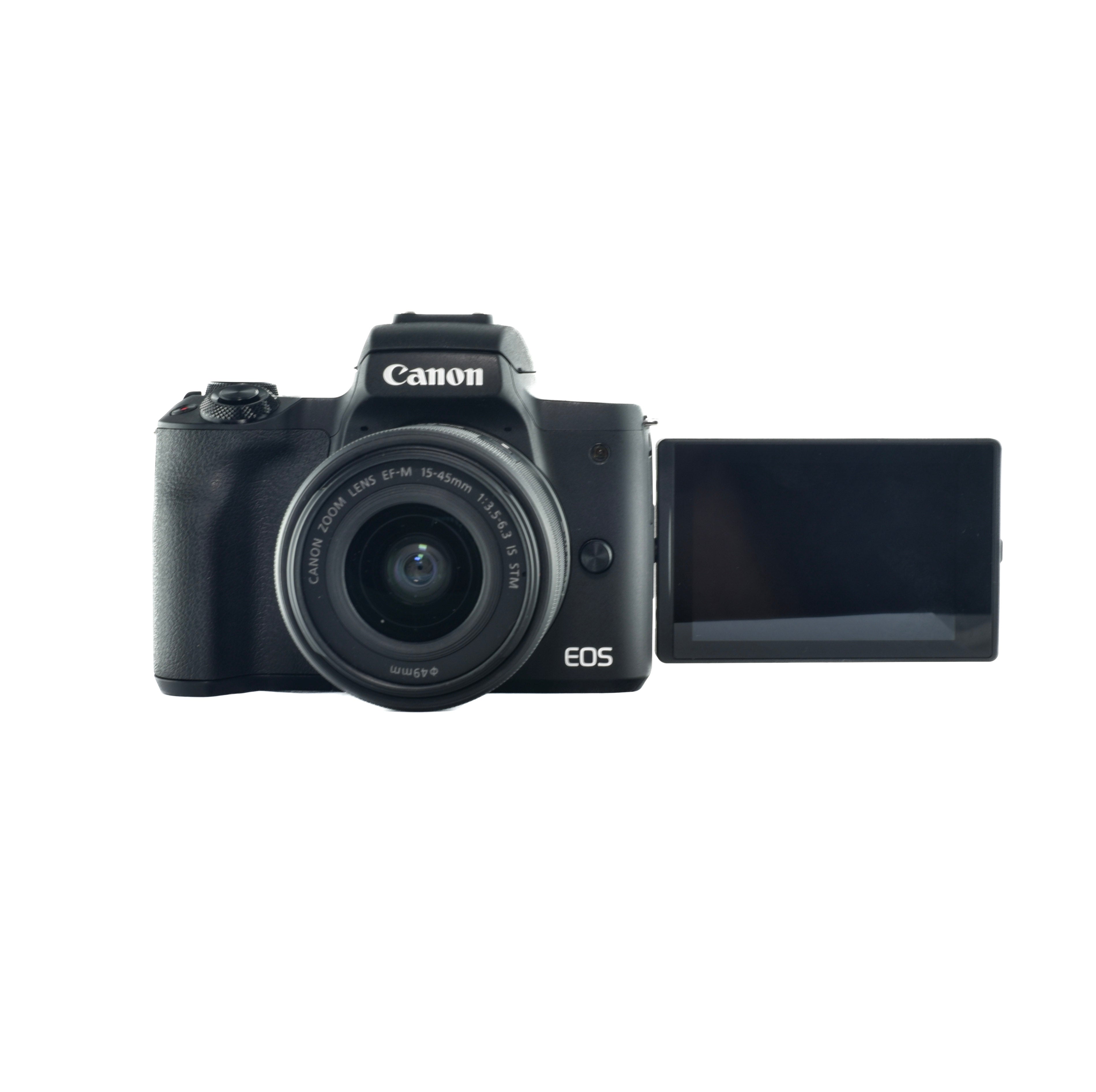 Canon Eos M50 mk ii mirrorless dslr camera & 15-45mm IS STM lens