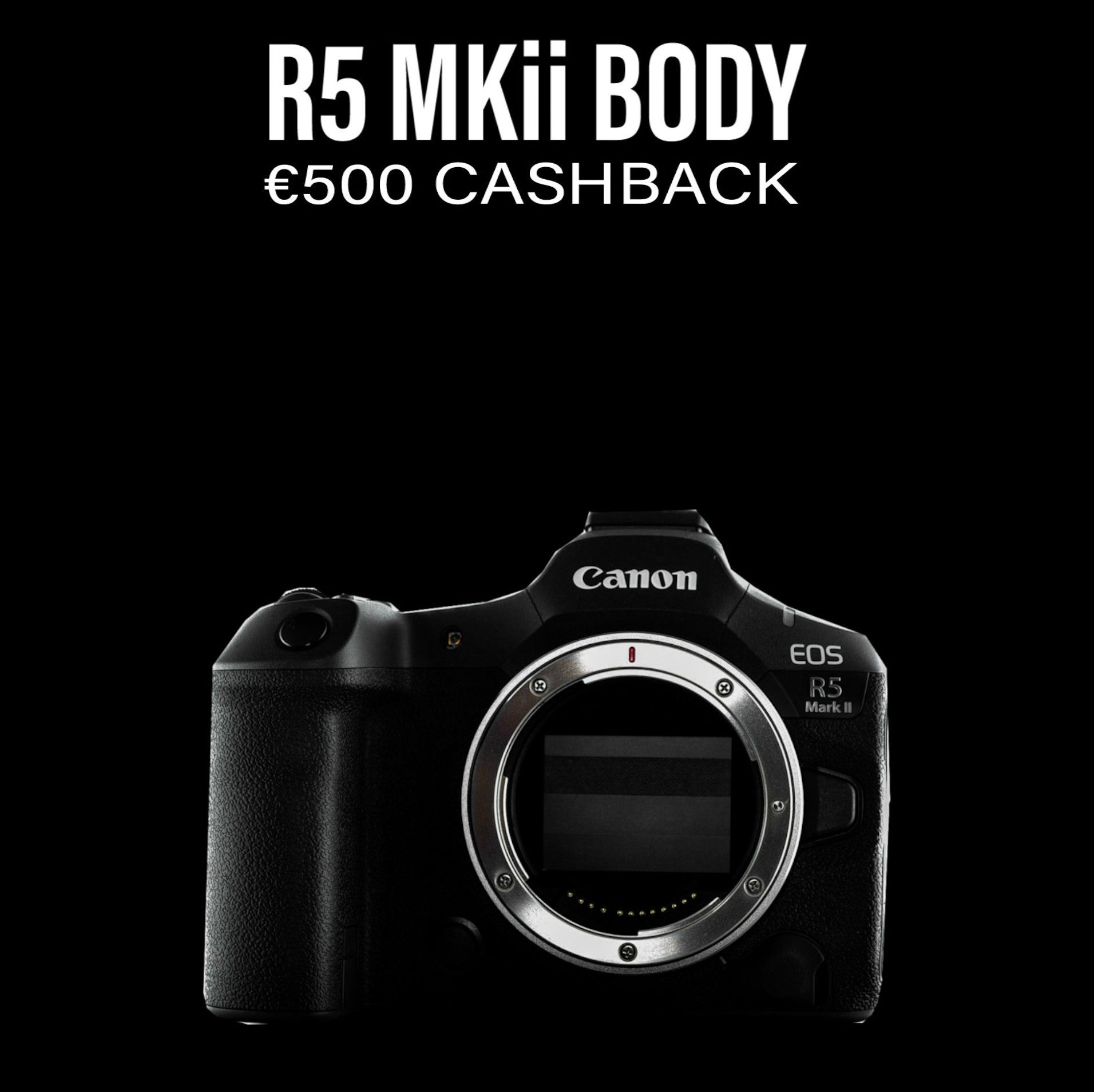 BLACK FRIDAY & CASHBACK OFFER: Canon Eos R5 mkii Mirrorless Dslr Camera (Body Only) SAVE €700