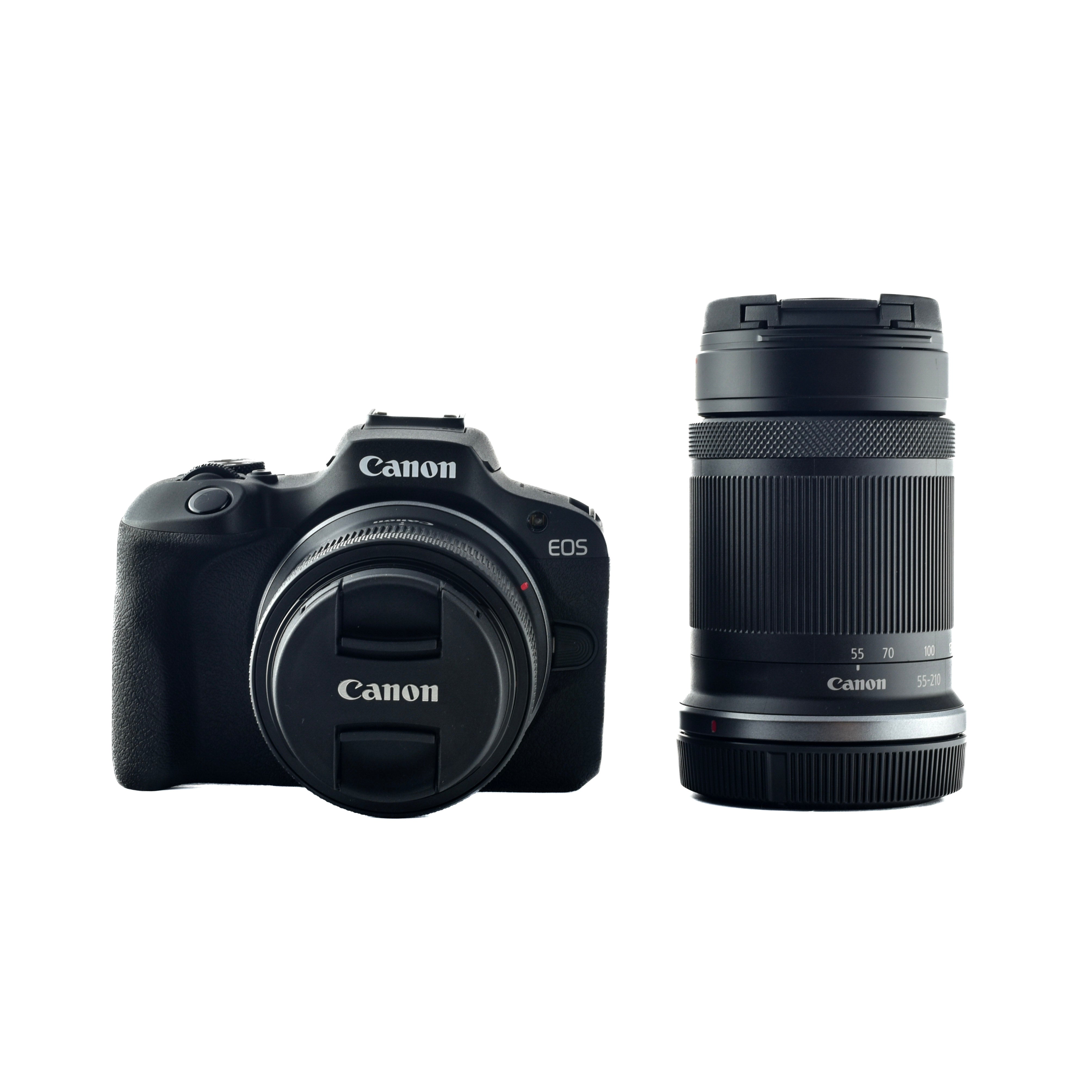 Canon Eos R100 Mirrorless Camera Twin Lens Kit (RF-s 18-45 & RF-S 55-210mm)
