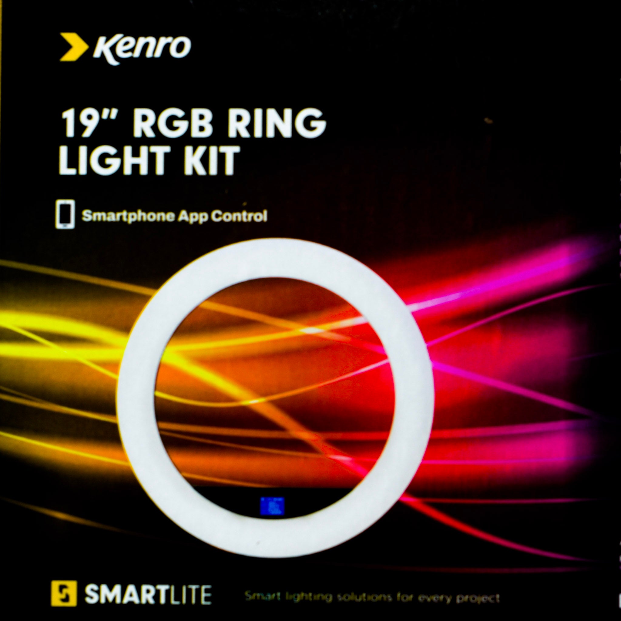 Kenro Smart Lite 19” Ringlight & Stand Kit (KSLR101)