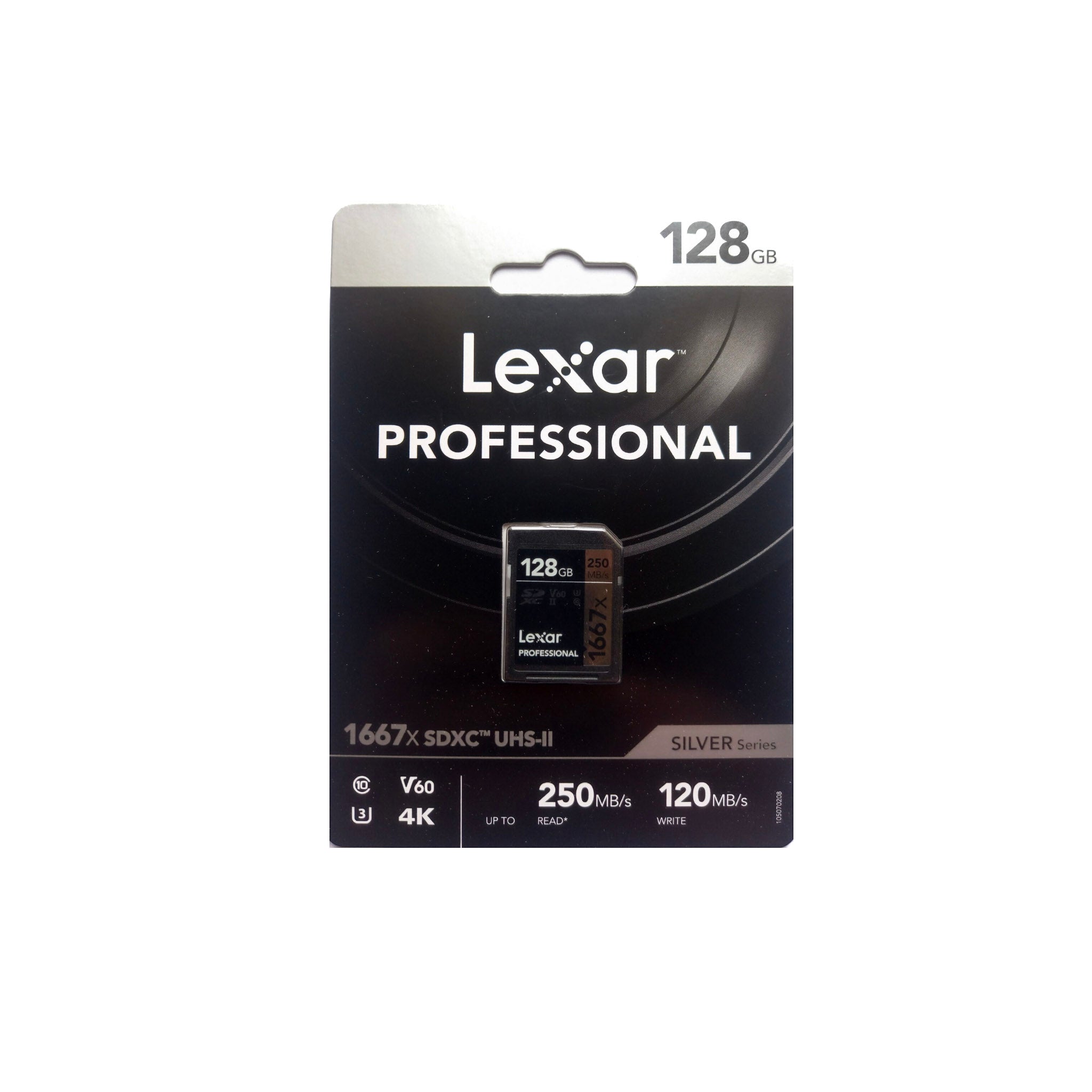 Lexar 128 GB SDXC Card Professional UHS-II (Silver Series)