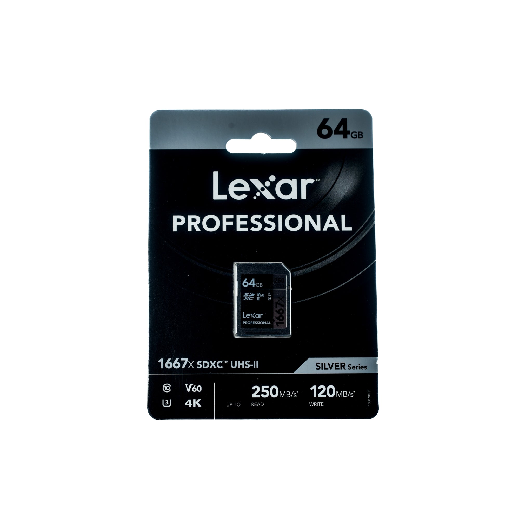 Lexar 64 GB SDXC Card Professional UHS-II (Silver Series)