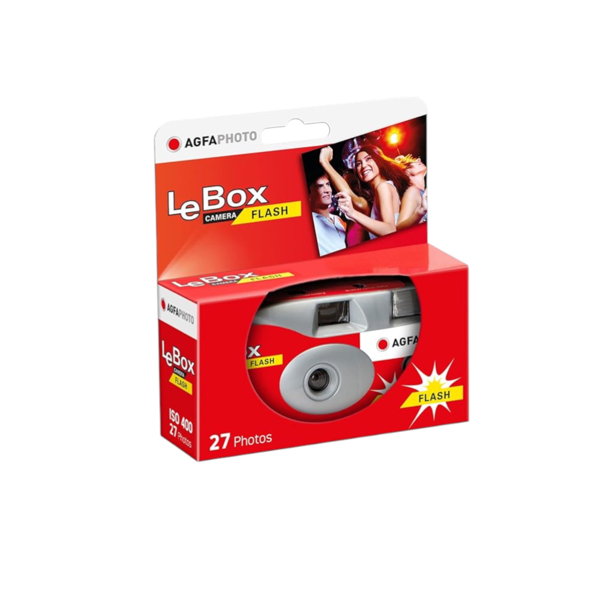 Agfa Photo LeBox 35mm Film Disposable Camera (Red)