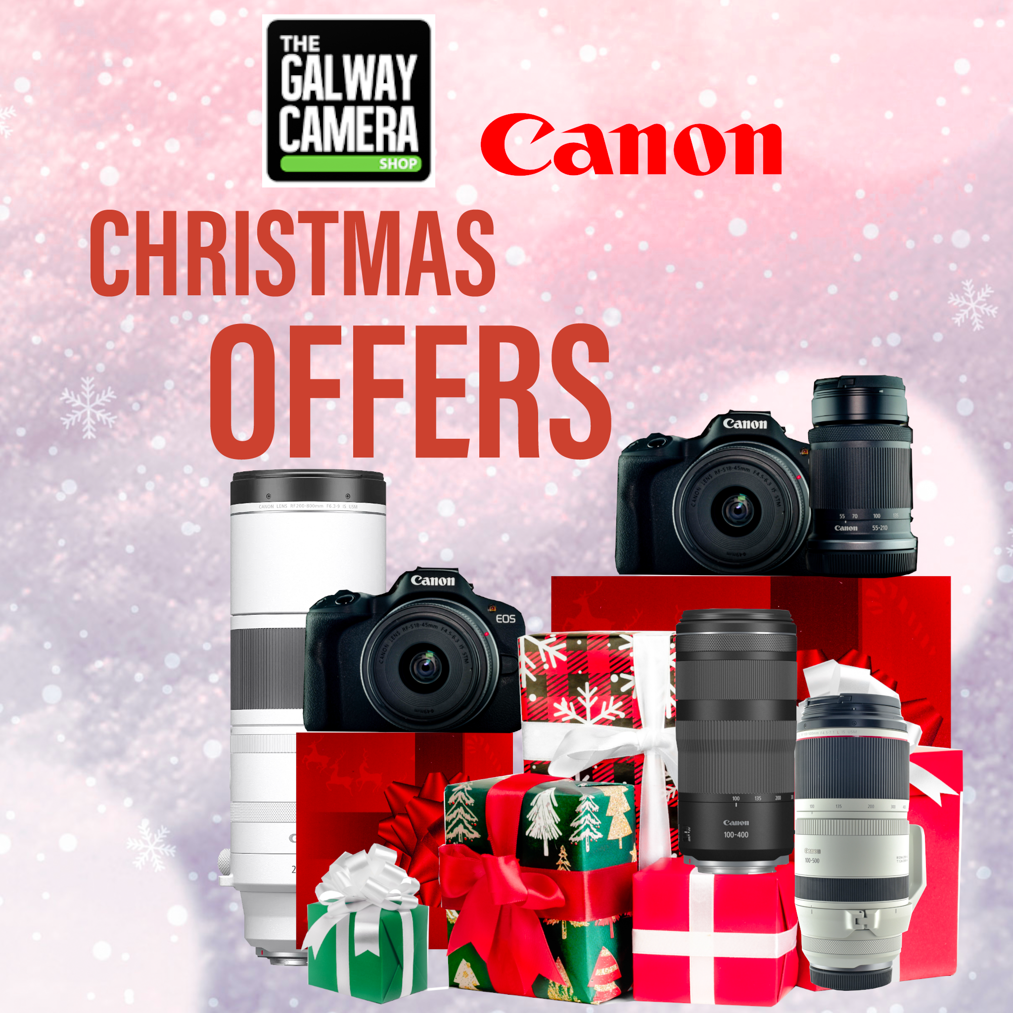 CHRISTMAS OFFER: Canon Eos R100 Mirrorless Dslr Camera & 18-45mm IS STM lens