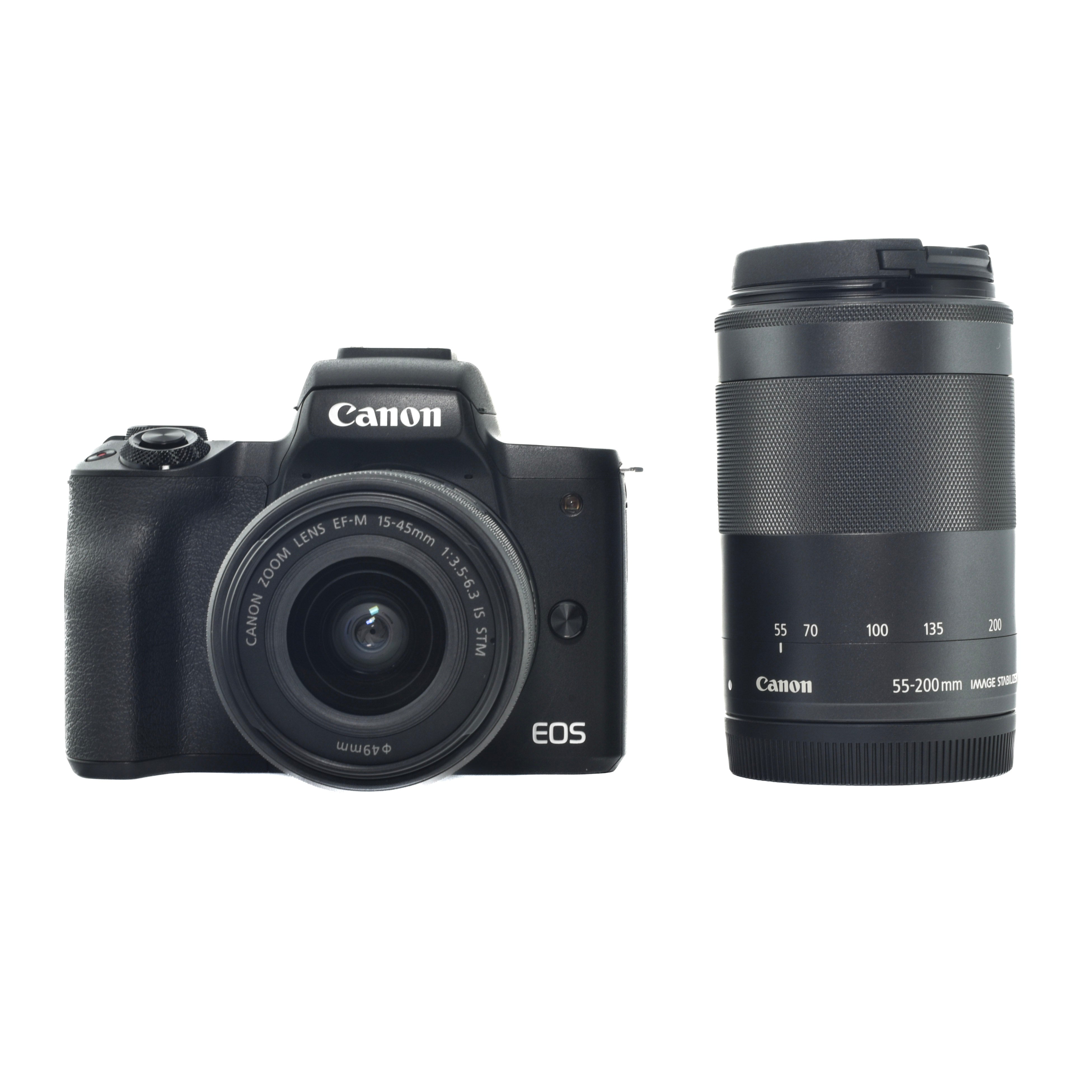 Canon Eos M50 mk ii Mirrorless Dslr Camera Twin Lens Kit