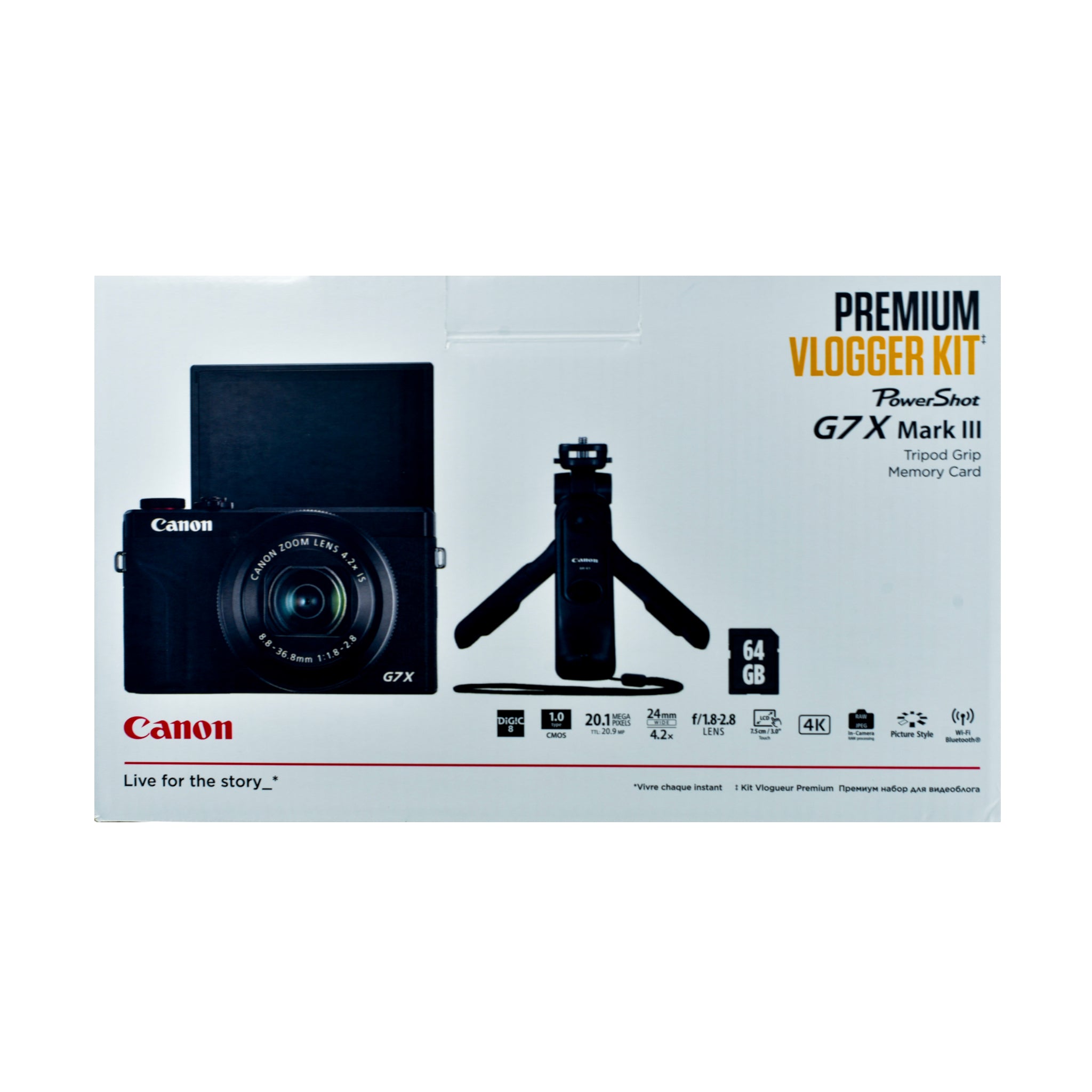 Canon Powershot G7X mk iii Premium Vlogging Kit