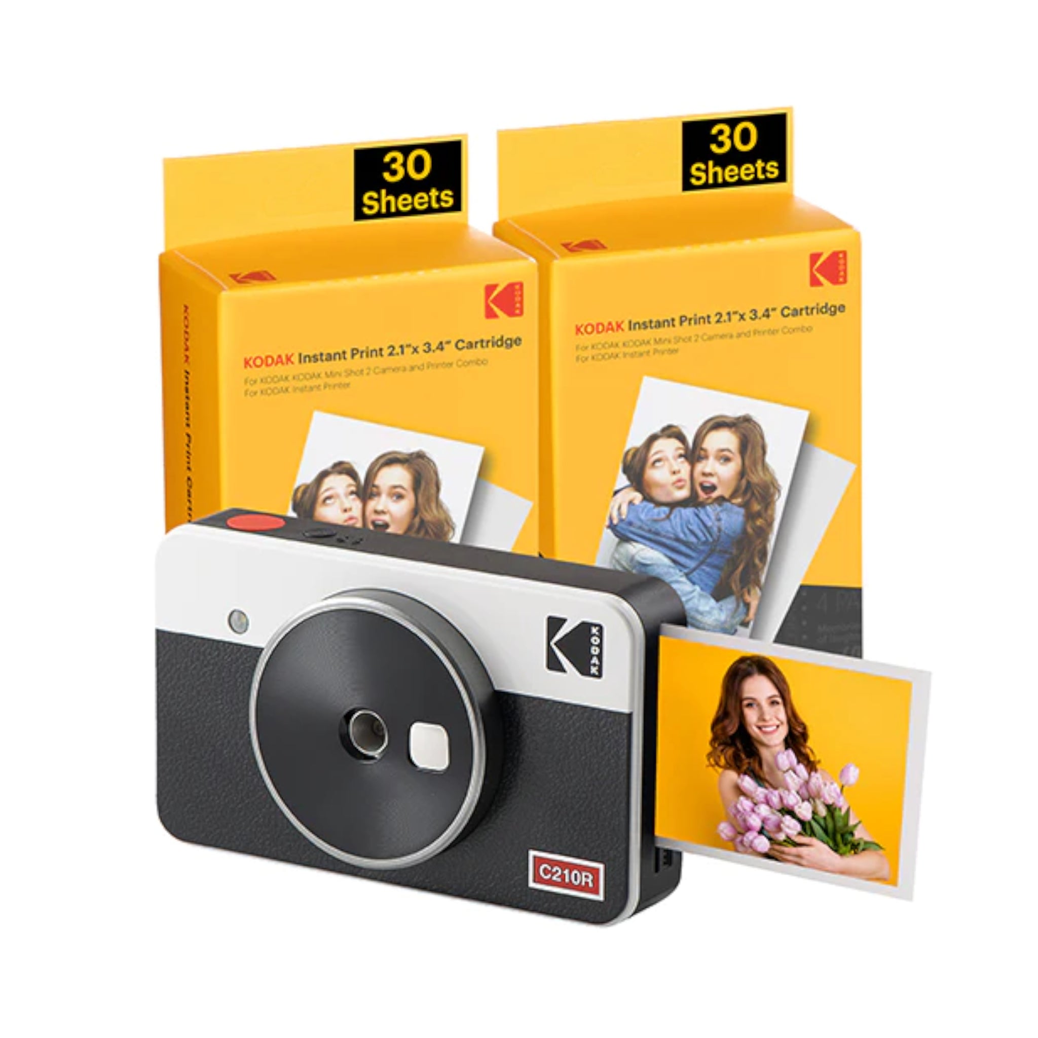 Kodak Mini Shot 2 Retro Instant Camera & 60 Sheets Bundle