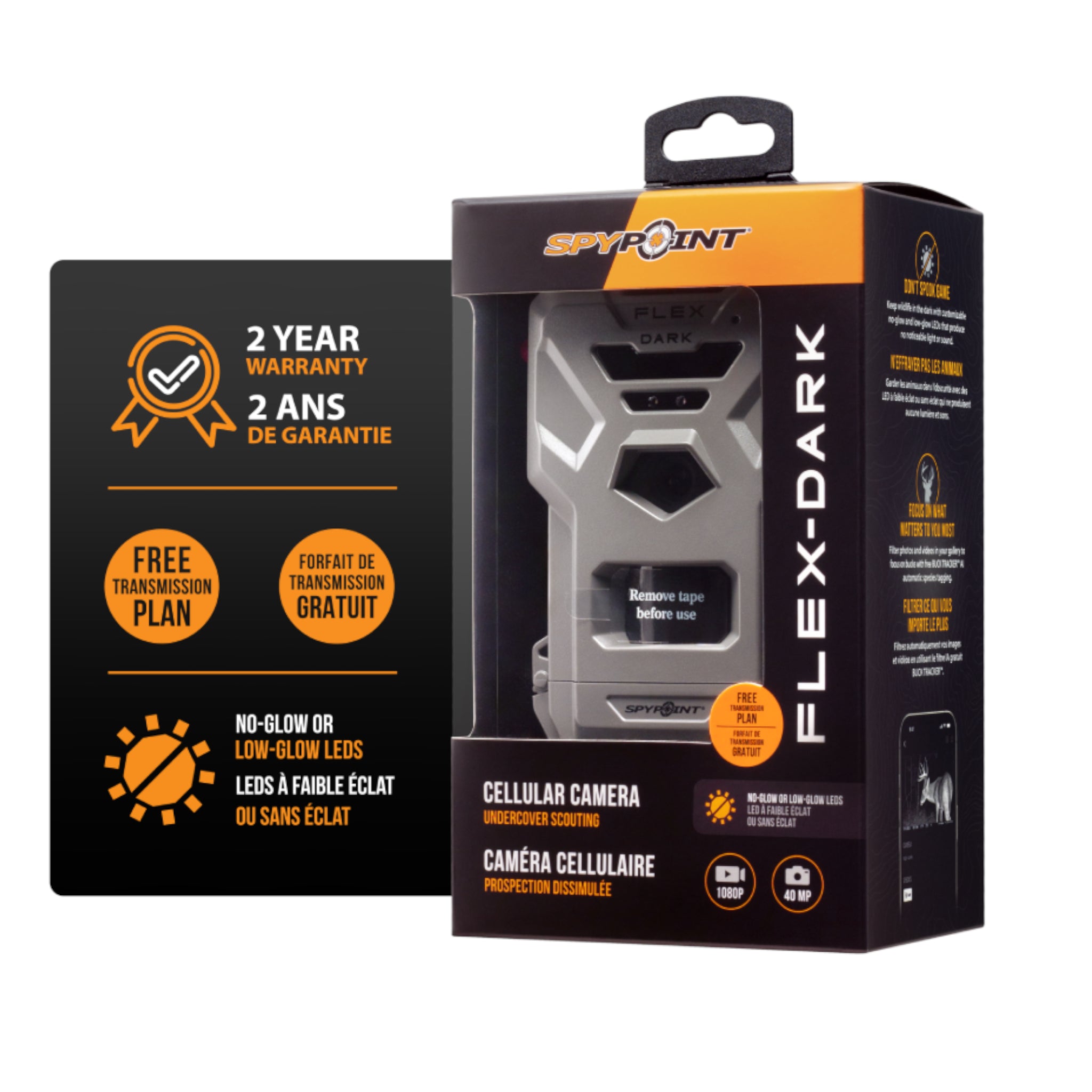 SPYPOINT FLEX-DARK Cellular Trail Camera
