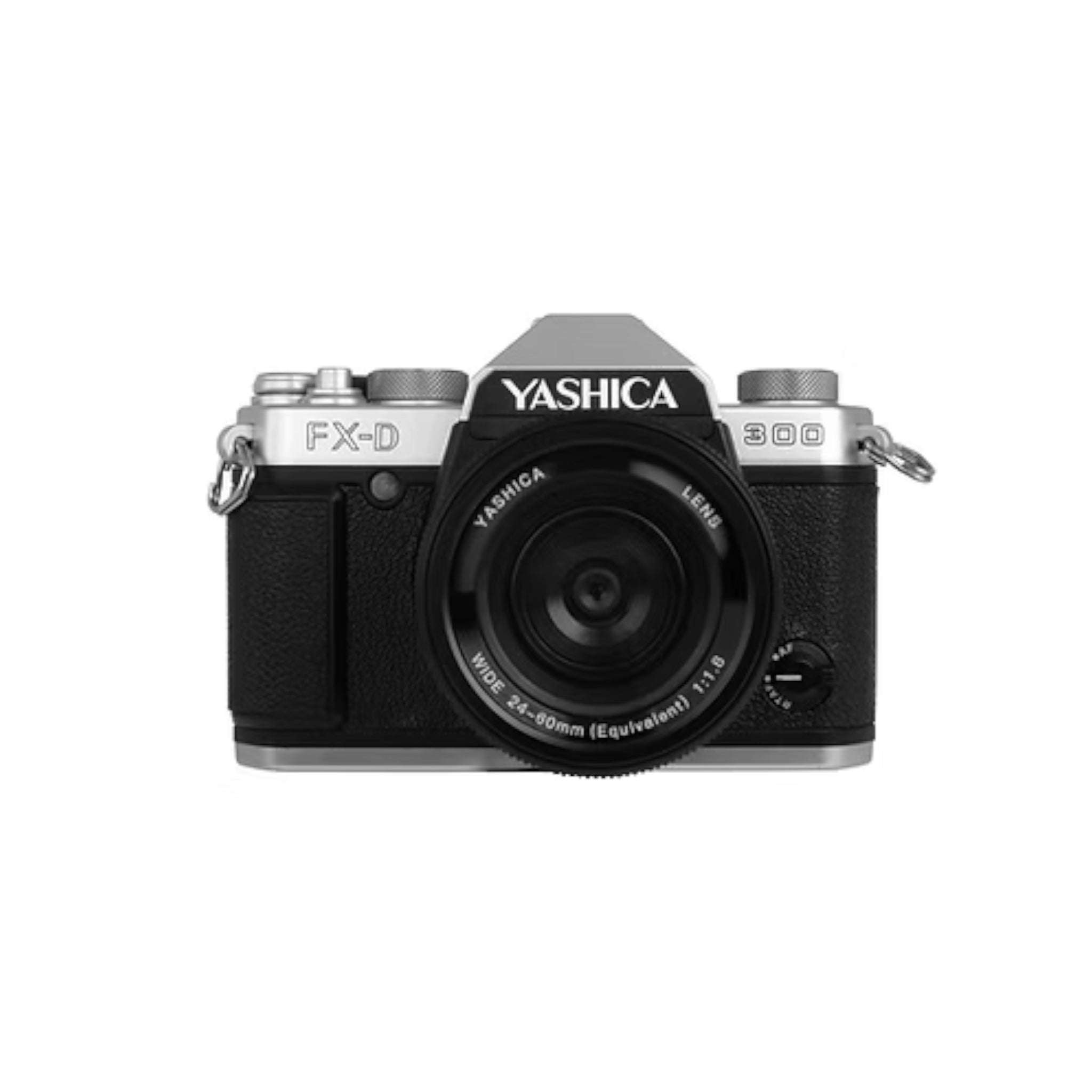 Yashica FX-D 300 Simulation film camera (black-silver)