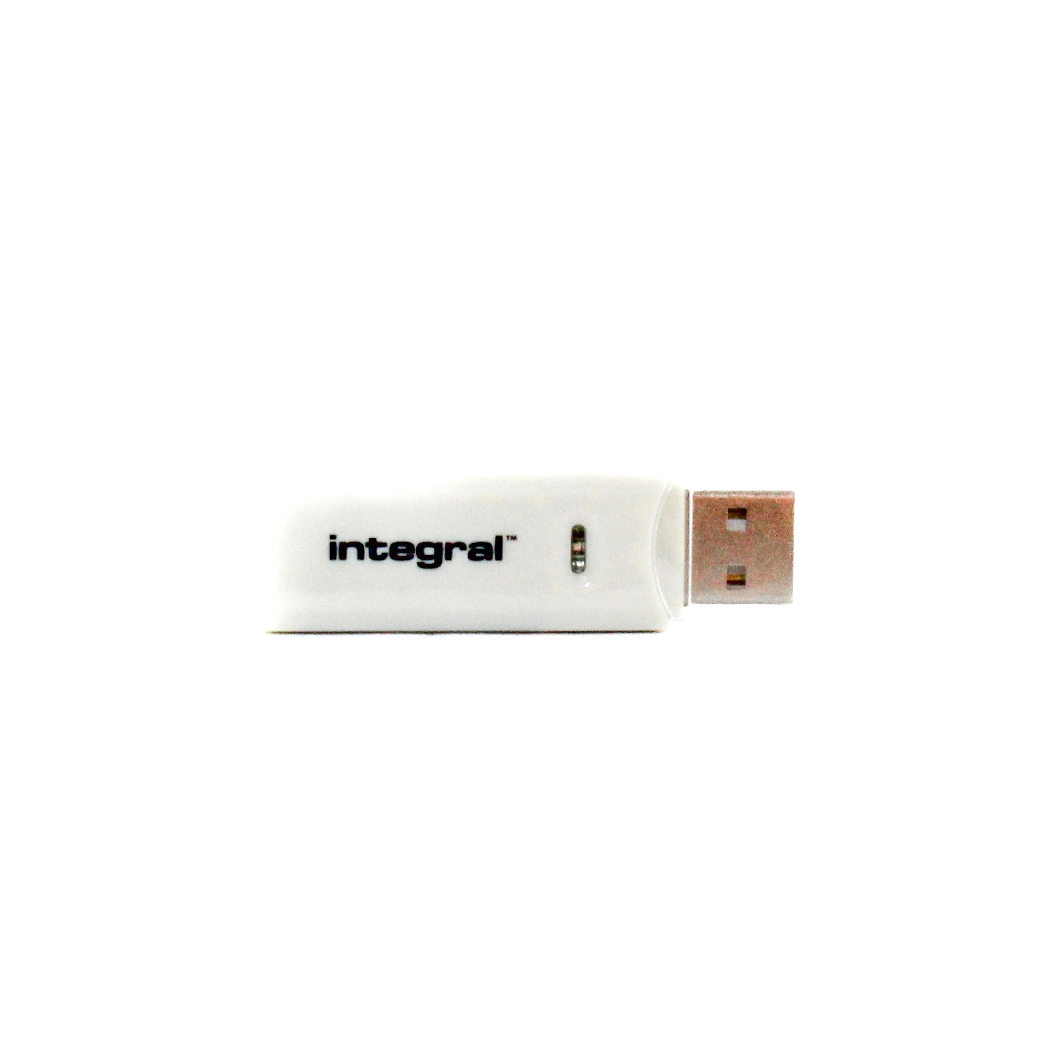 Integral USB 2.0 Dual Slot Card Reader