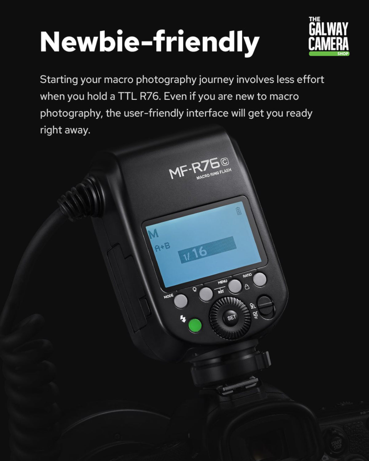 GoDox MF-R76C TTL Macro Ring Flash (Canon Compatible)