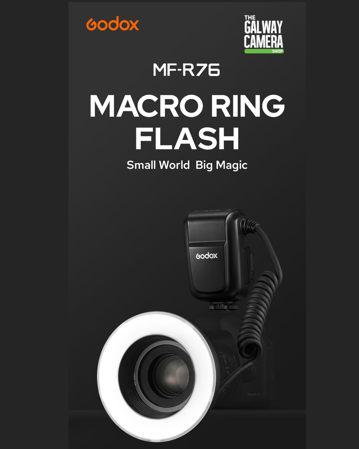 GoDox MF-R76C TTL Macro Ring Flash (Canon Compatible)