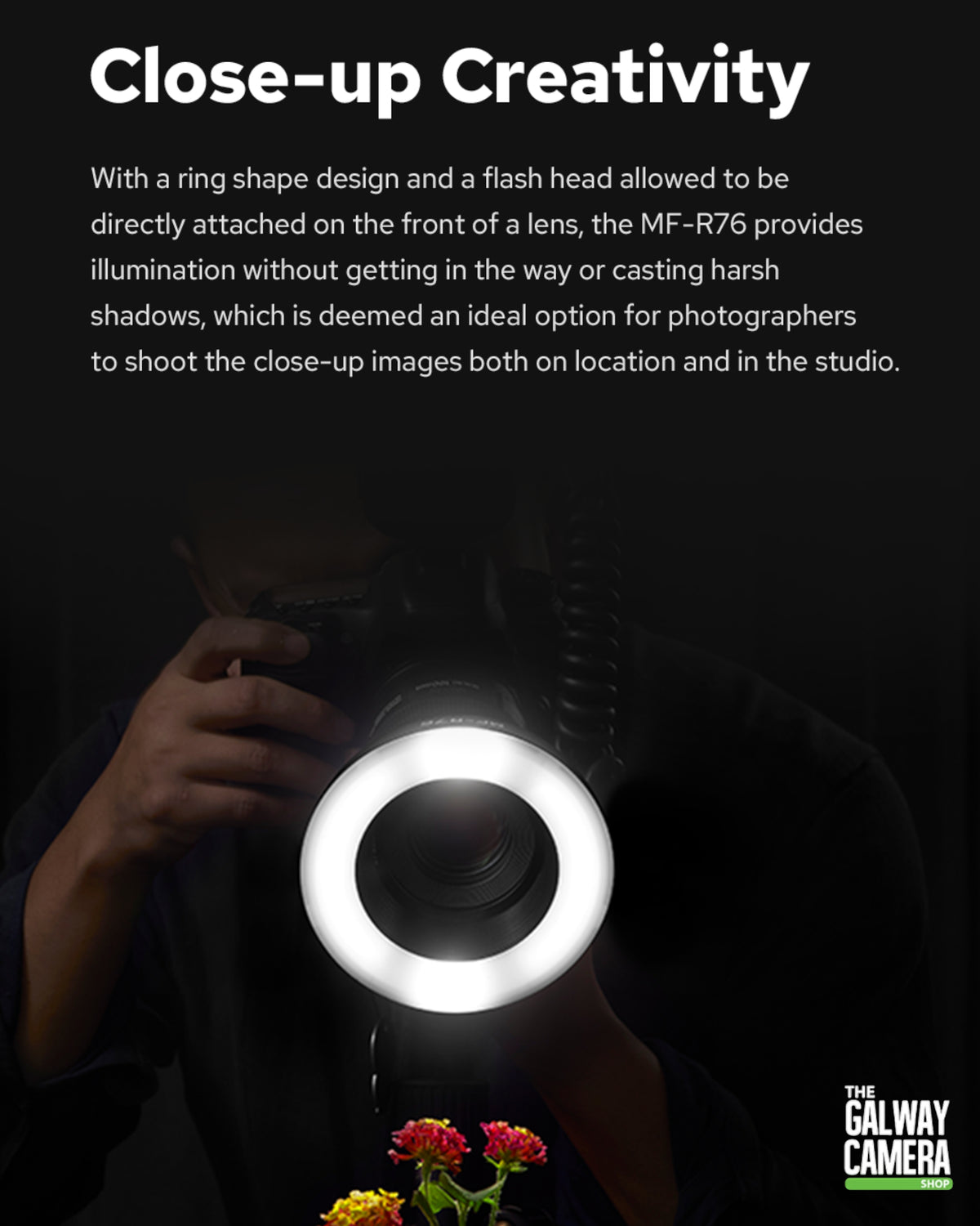 GoDox MF-R76C TTL Macro Ring Flash (Canon Compatible)