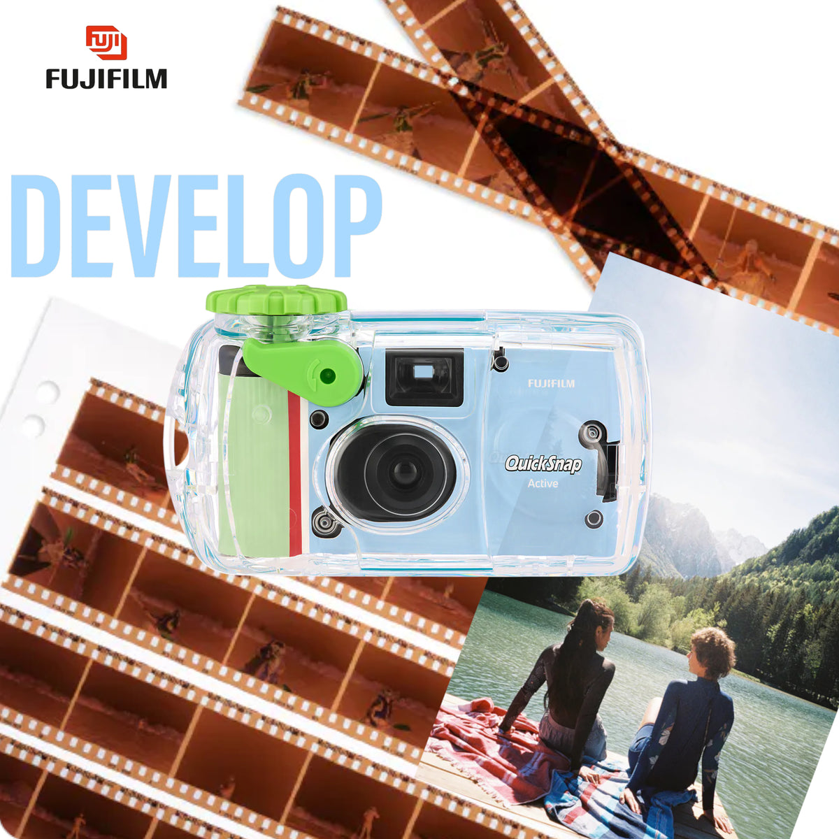 Fujifilm Quicksnap Active Underwater Disposable Camera (27 Exp)