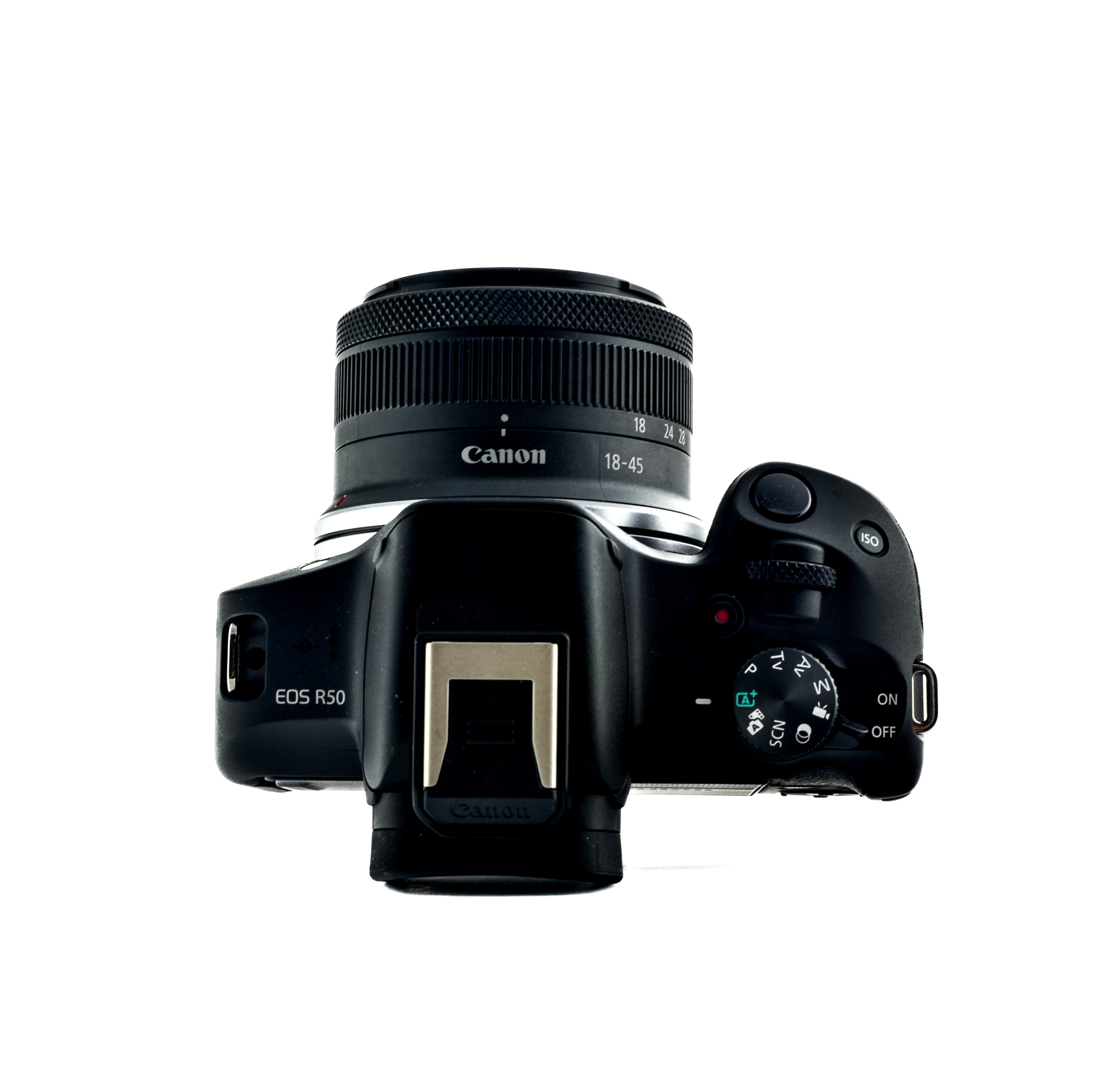 Canon Eos R50 Mirrorless Camera Twin Lens Kit (RF-S 18-45 & RF 75-300mm lens)