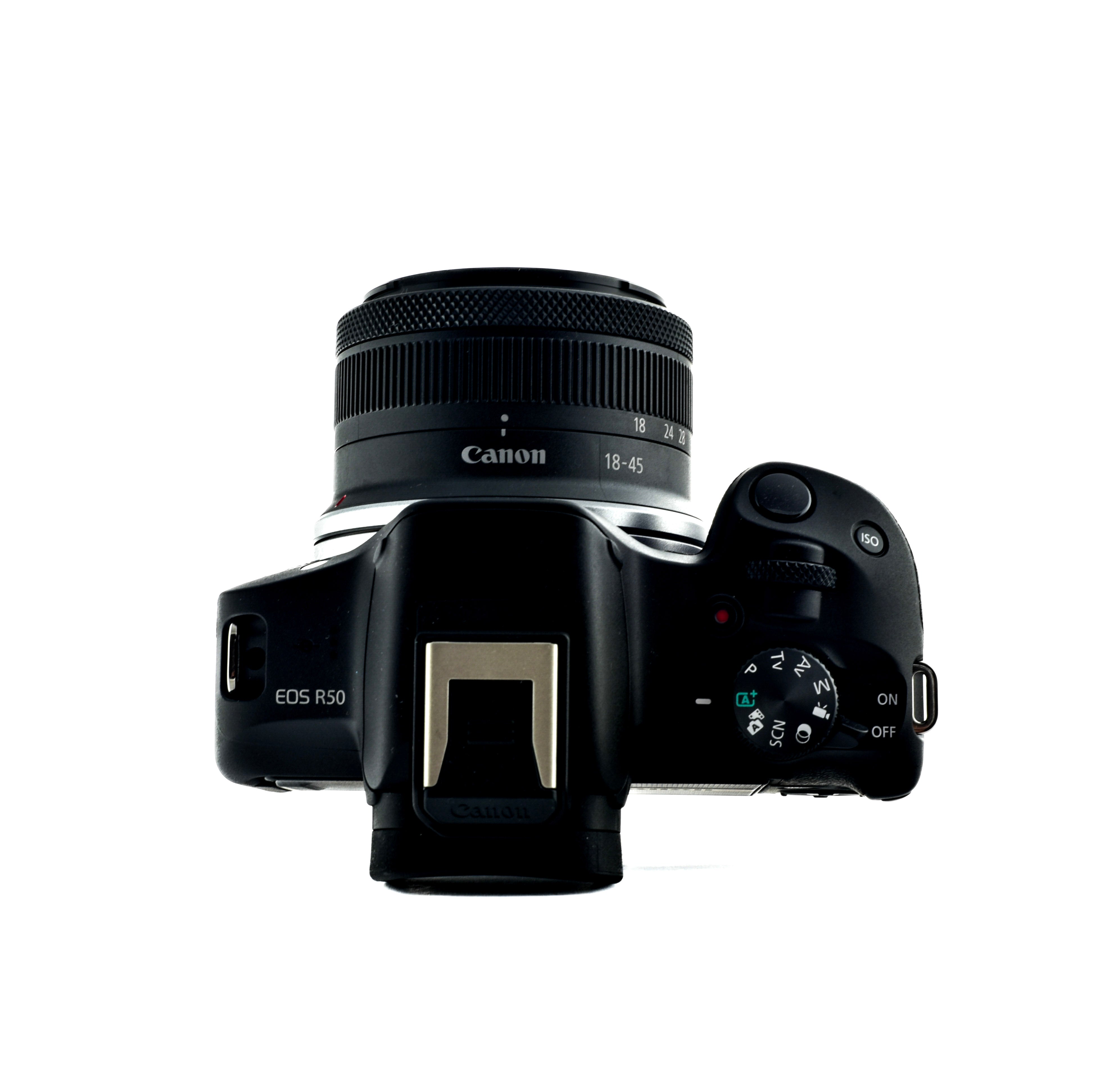 Pre Owned Canon Eos R50 Mirrorless Camera & 18-45mm IS STM lens