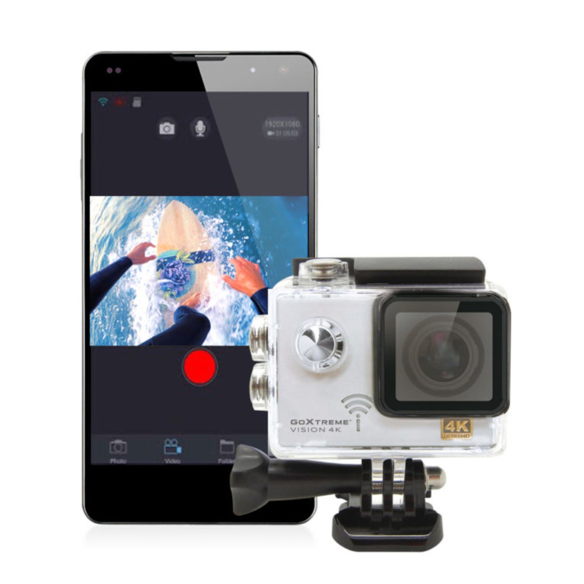GoXtreme Vision+ Action Camera (Silver)