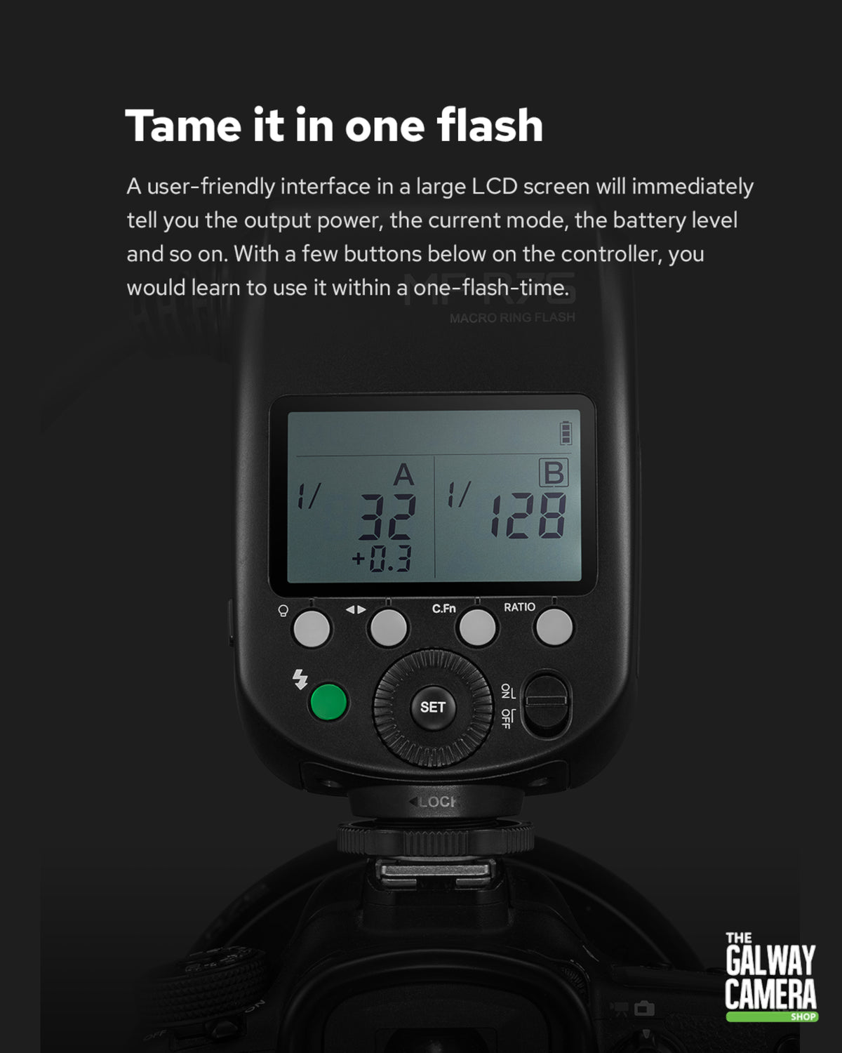 GoDox MF-R76C TTL Macro Ring Flash (Canon Compatible)