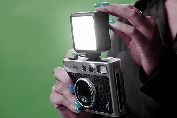  Fujifilm Instax Mini EVO Hybrid Black Instant Camera, Twin  Pack Film, 32GB microSD Card with Adapter