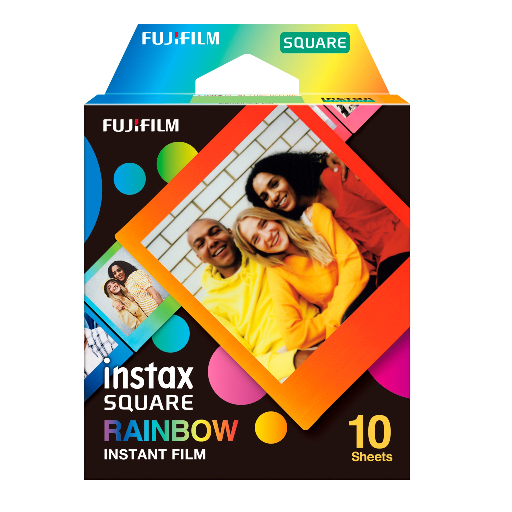 Fujifilm Instax Square Film (Rainbow)