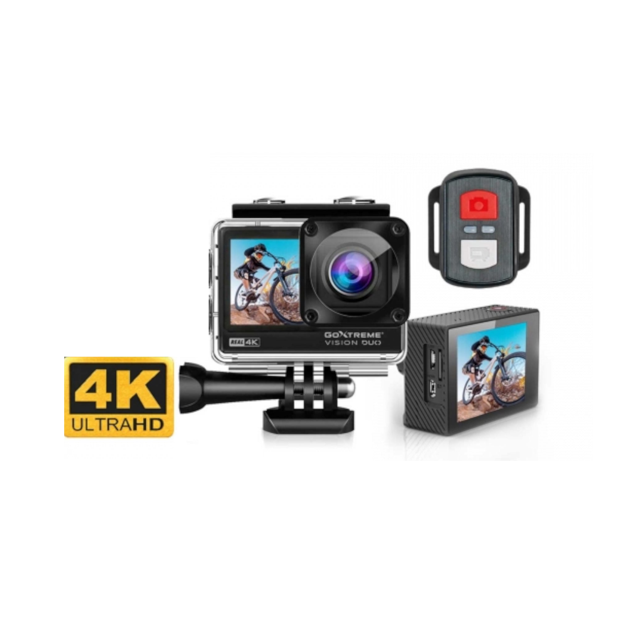 GoXtreme Vision Duo Action Camera (Silver)