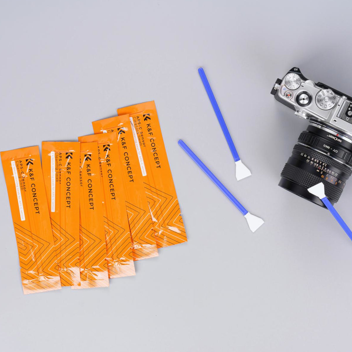 K&F Concept APS-C Double Tipped Sensor Cleaning Swab Kit