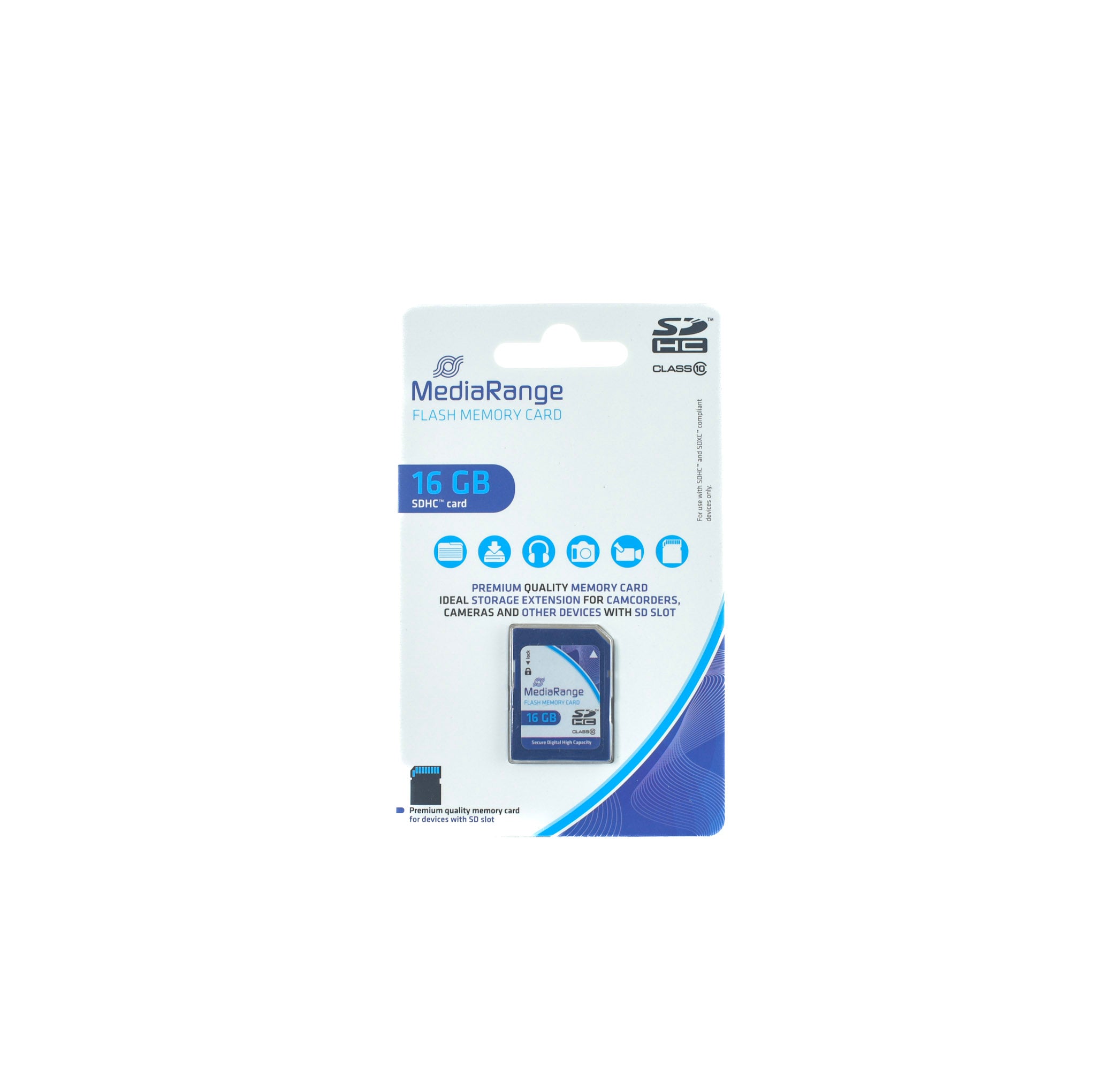 MediaRange 16 GB SDHC Card