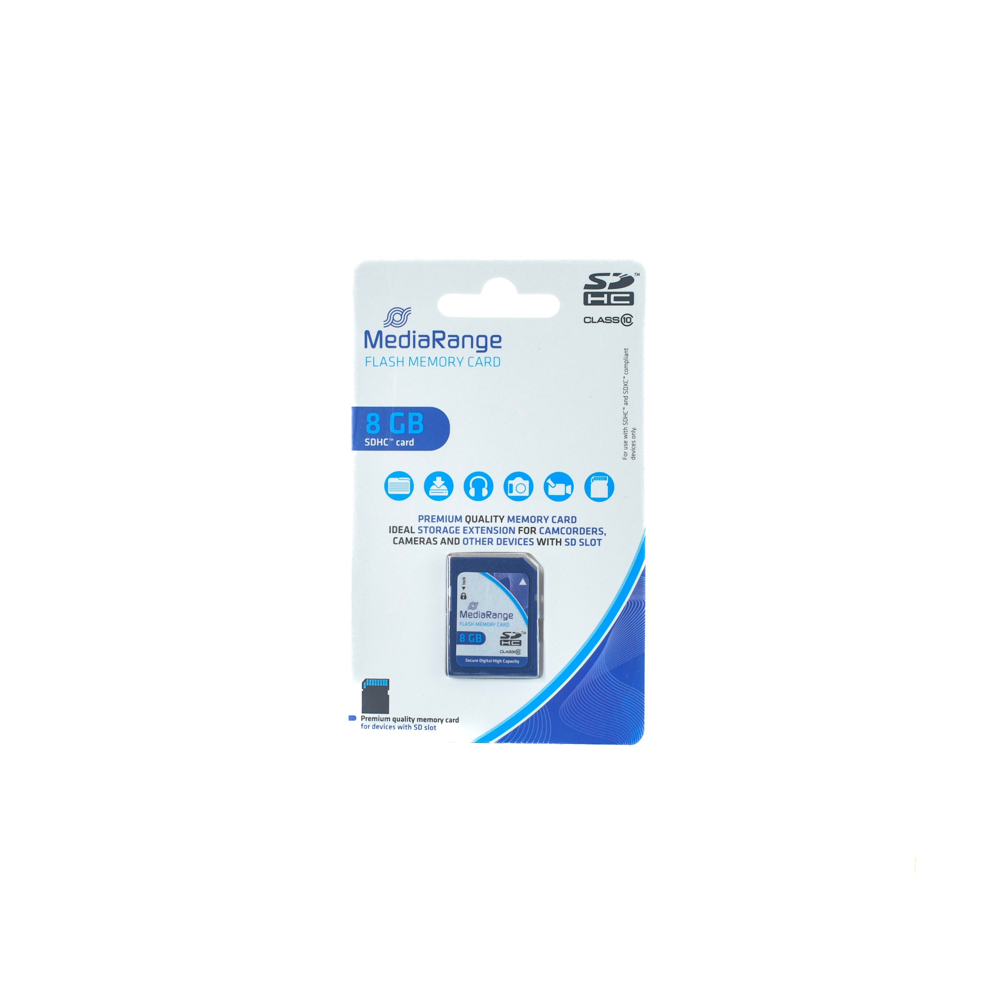 MediaRange 8 GB SDHC Card