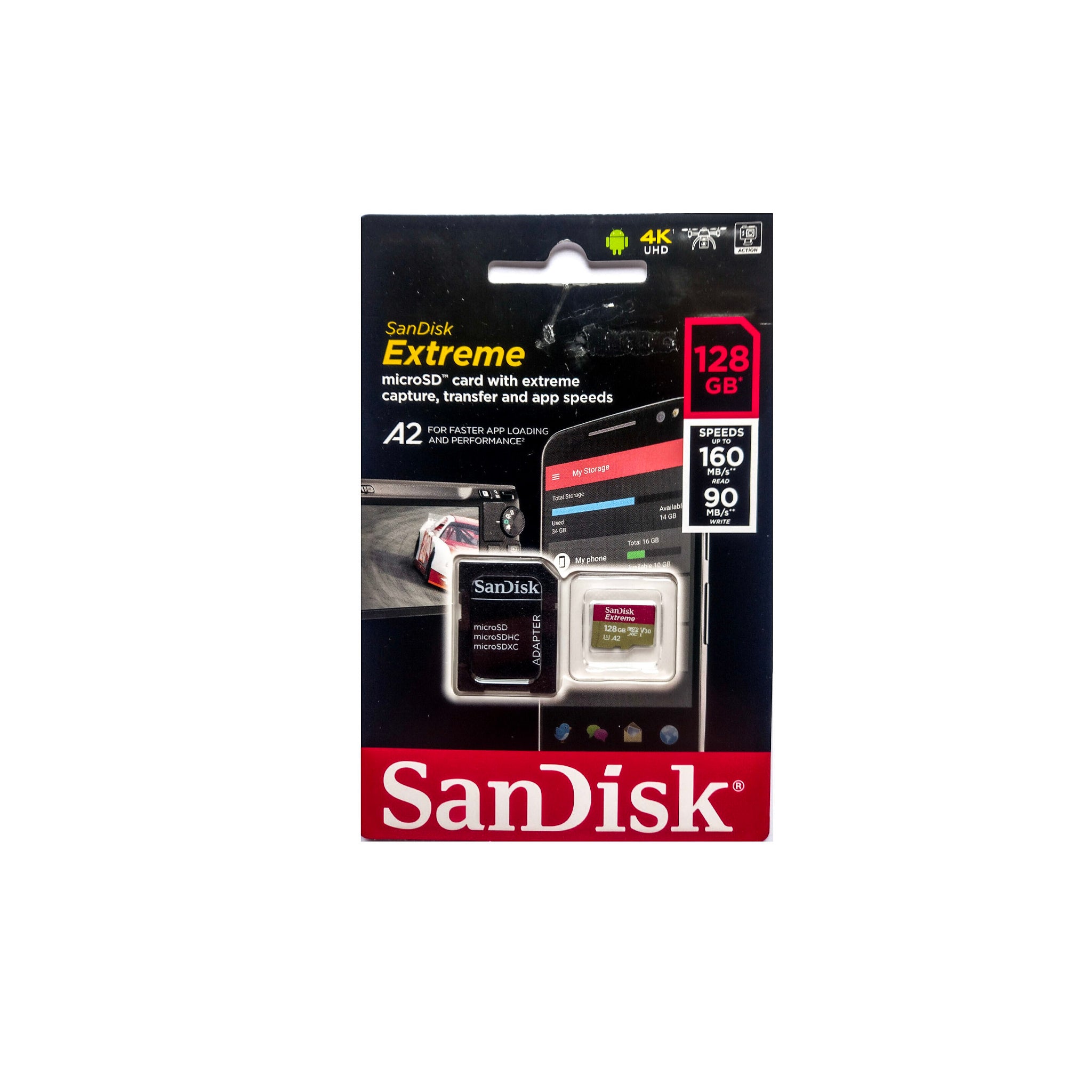 Sandisk 128 GB Micro SD Card Extreme