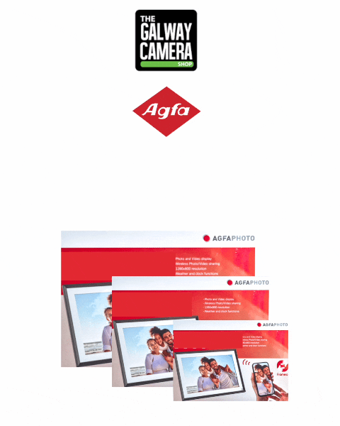 Agfa 10” RDPF apf1000 wifi Digital Photo Frame (Black)