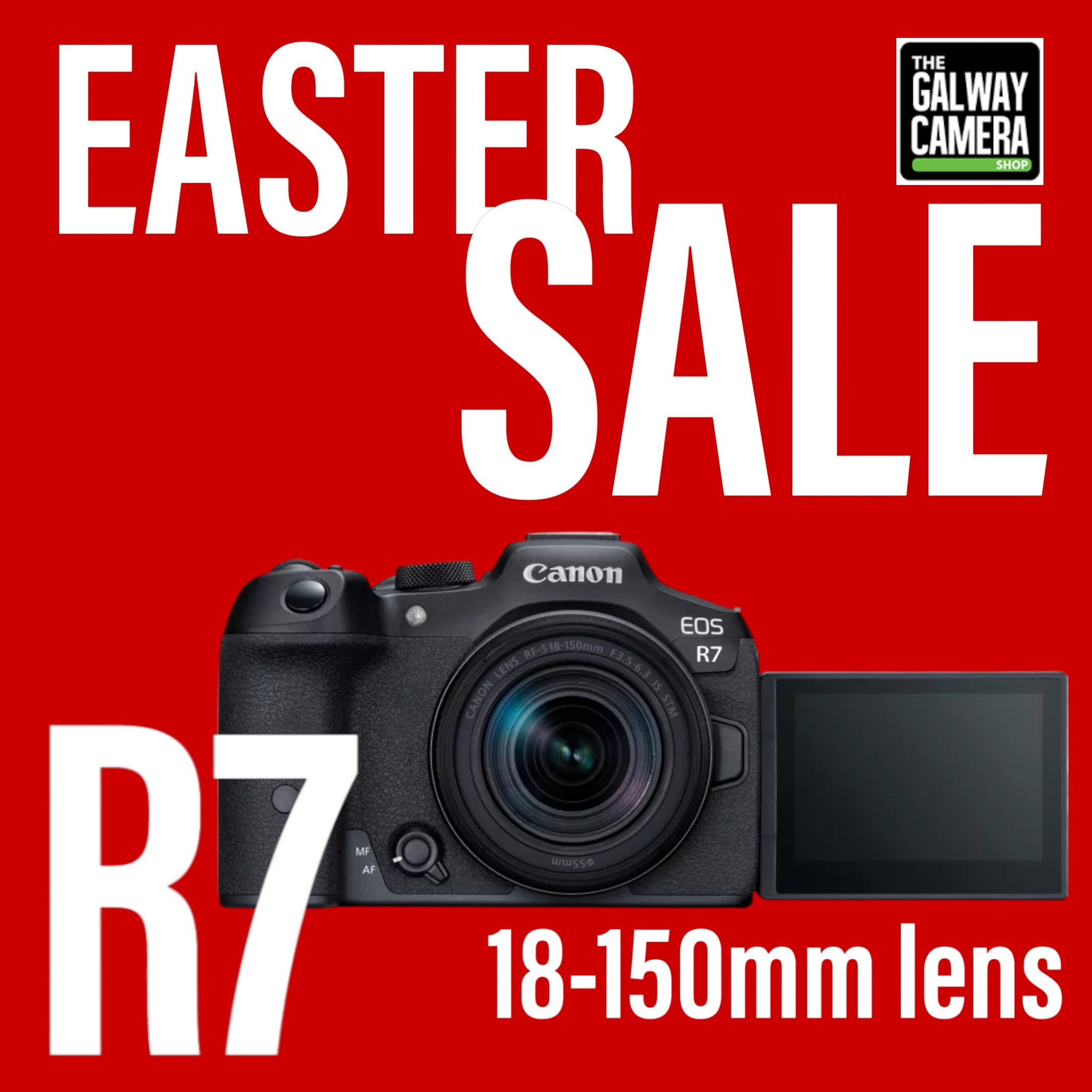 Canon OFFER: Eos R7 Mirrorless Camera & 18-150mm IS STM lens