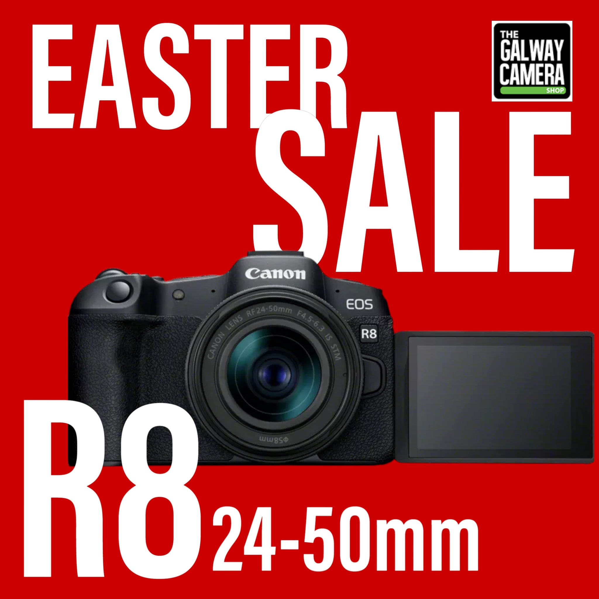 Canon OFFER: Eos R8 Mirrorless Camera & 24-50mm IS STM lens