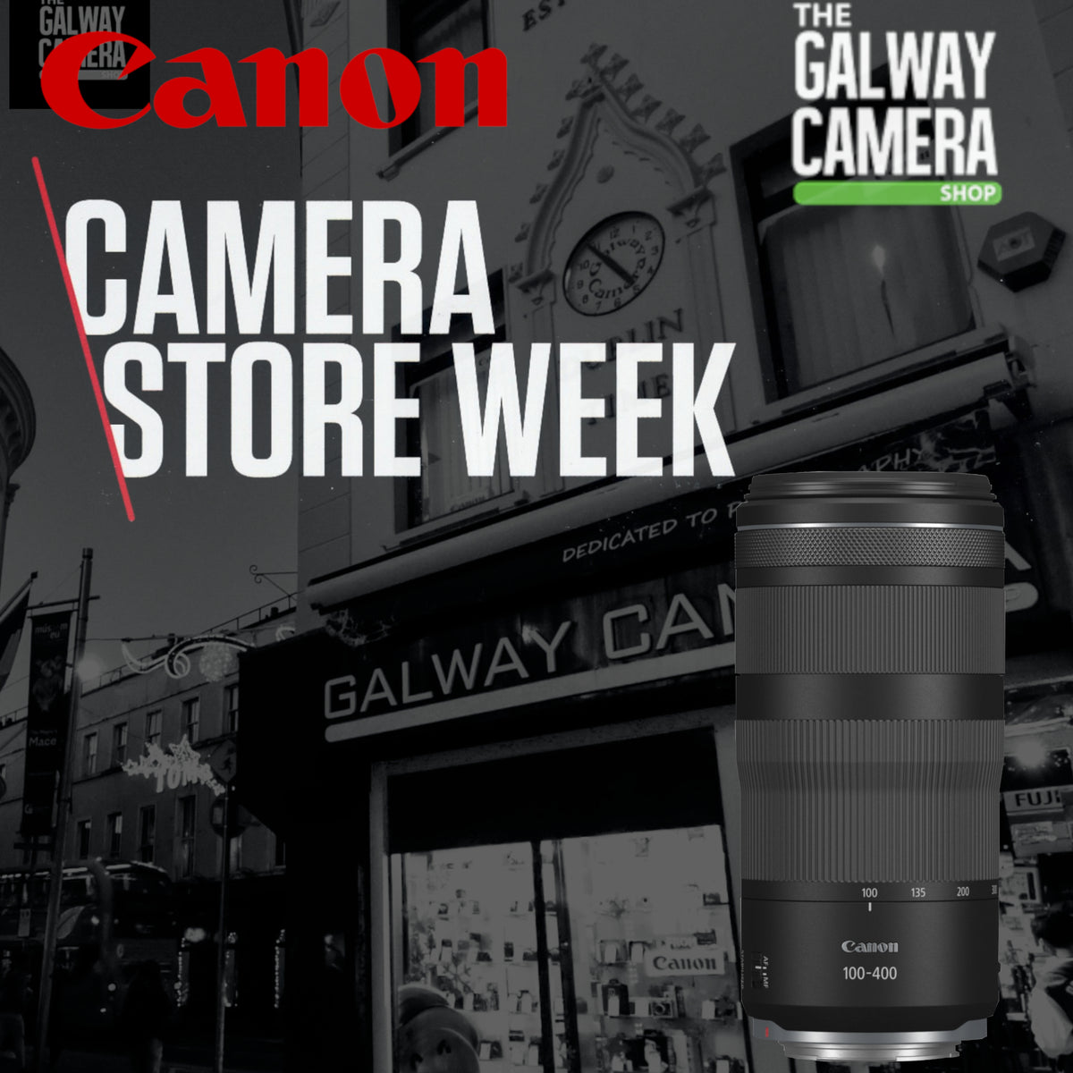 Canon OFFER: RF 100-400mm f/5.6-8 IS USM lens