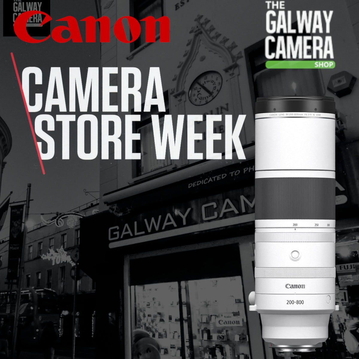 Canon OFFER: RF 200-800mm f/6.3-9 IS USM lens