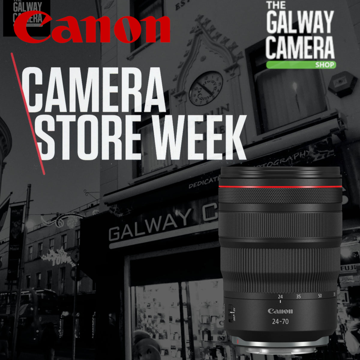 Canon OFFER: RF 24-70mm f 2.8L IS USM lens