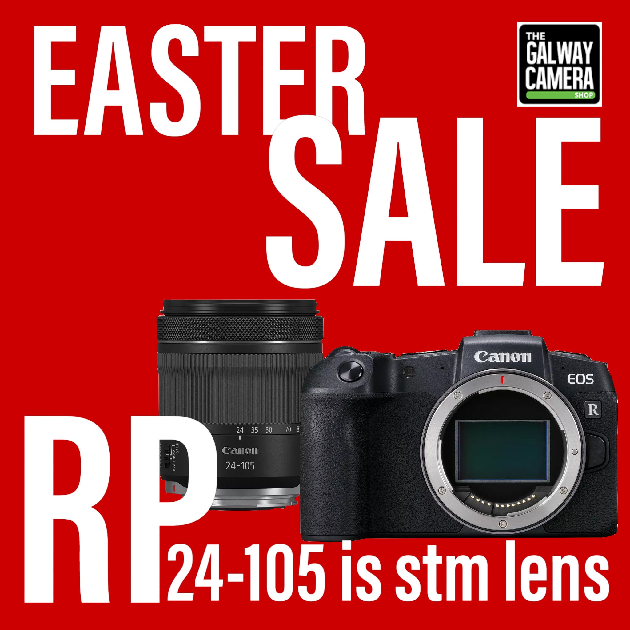 Canon OFFER: Eos RP Mirrorless Dslr Camera & 24-105mm IS STM lens