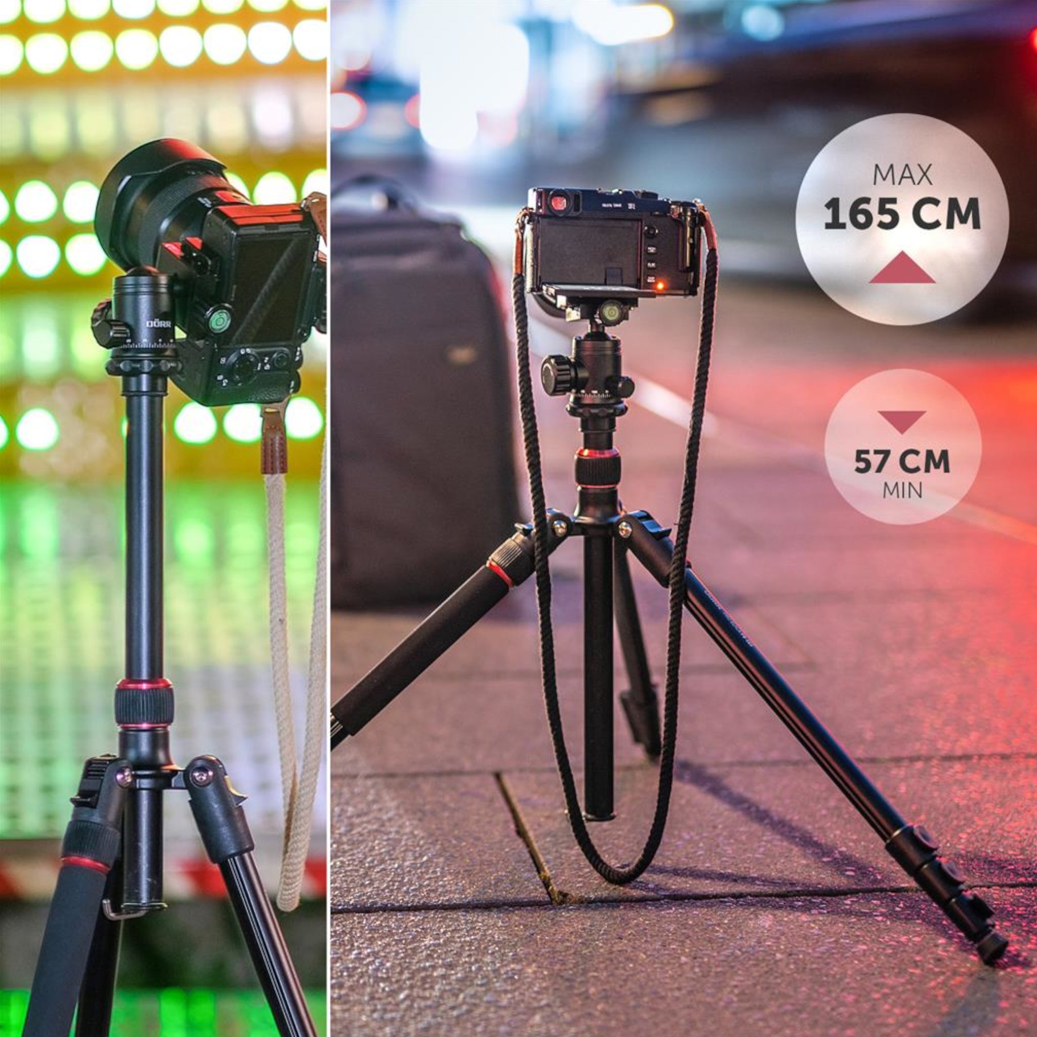Dorr Pro Black PB-165 Tripod