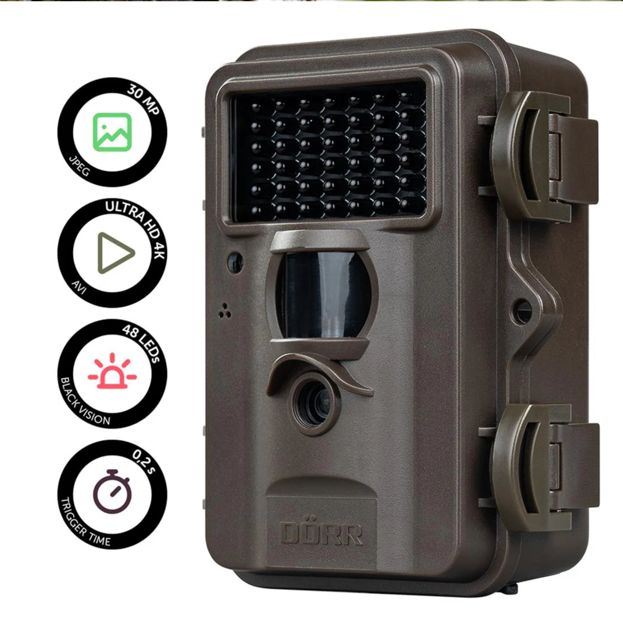 Dorr Snapshot Mini Black 30MP 4K Nature Camera (Black)