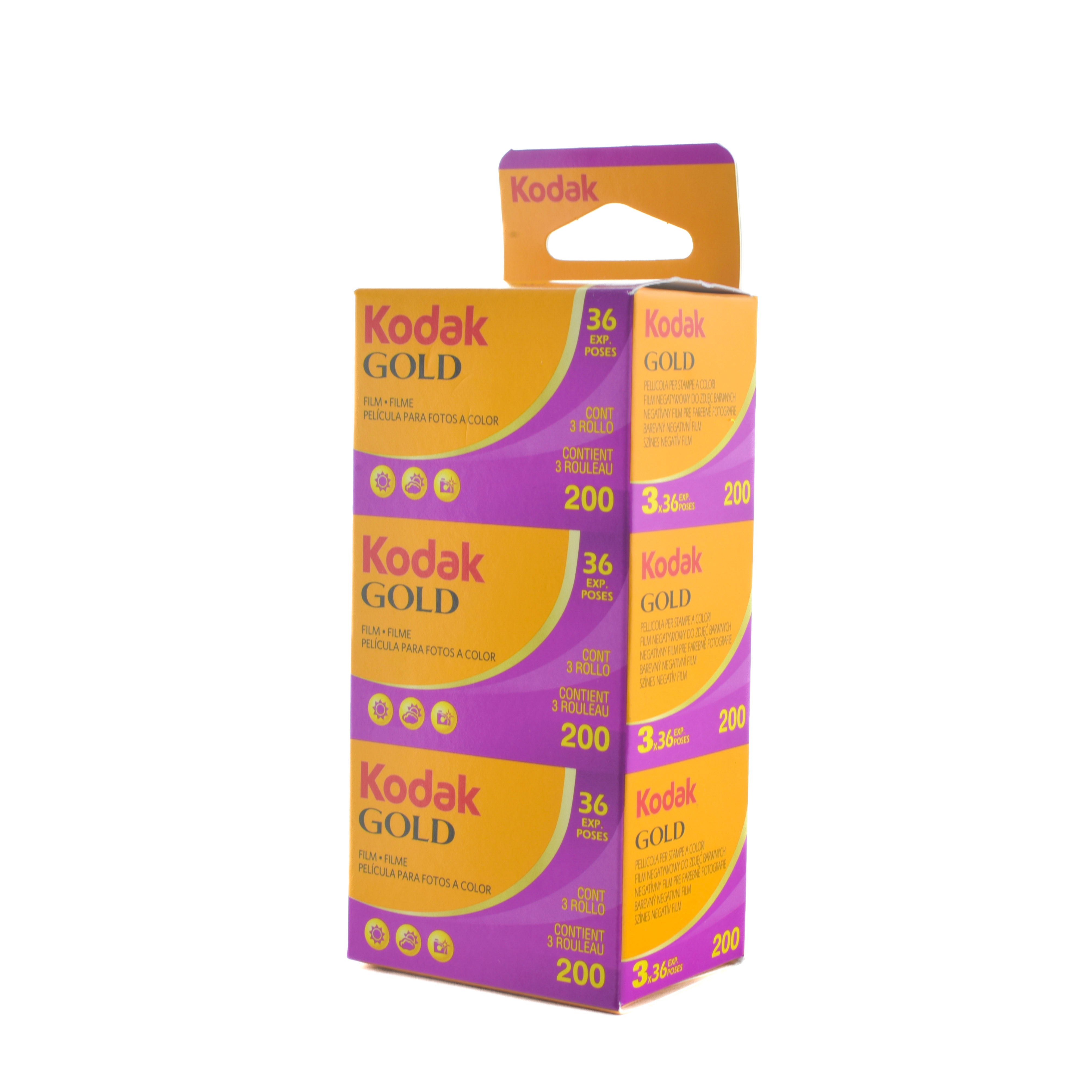 Kodak Gold 200 35mm Colour Film 36 exposures 3 Pack