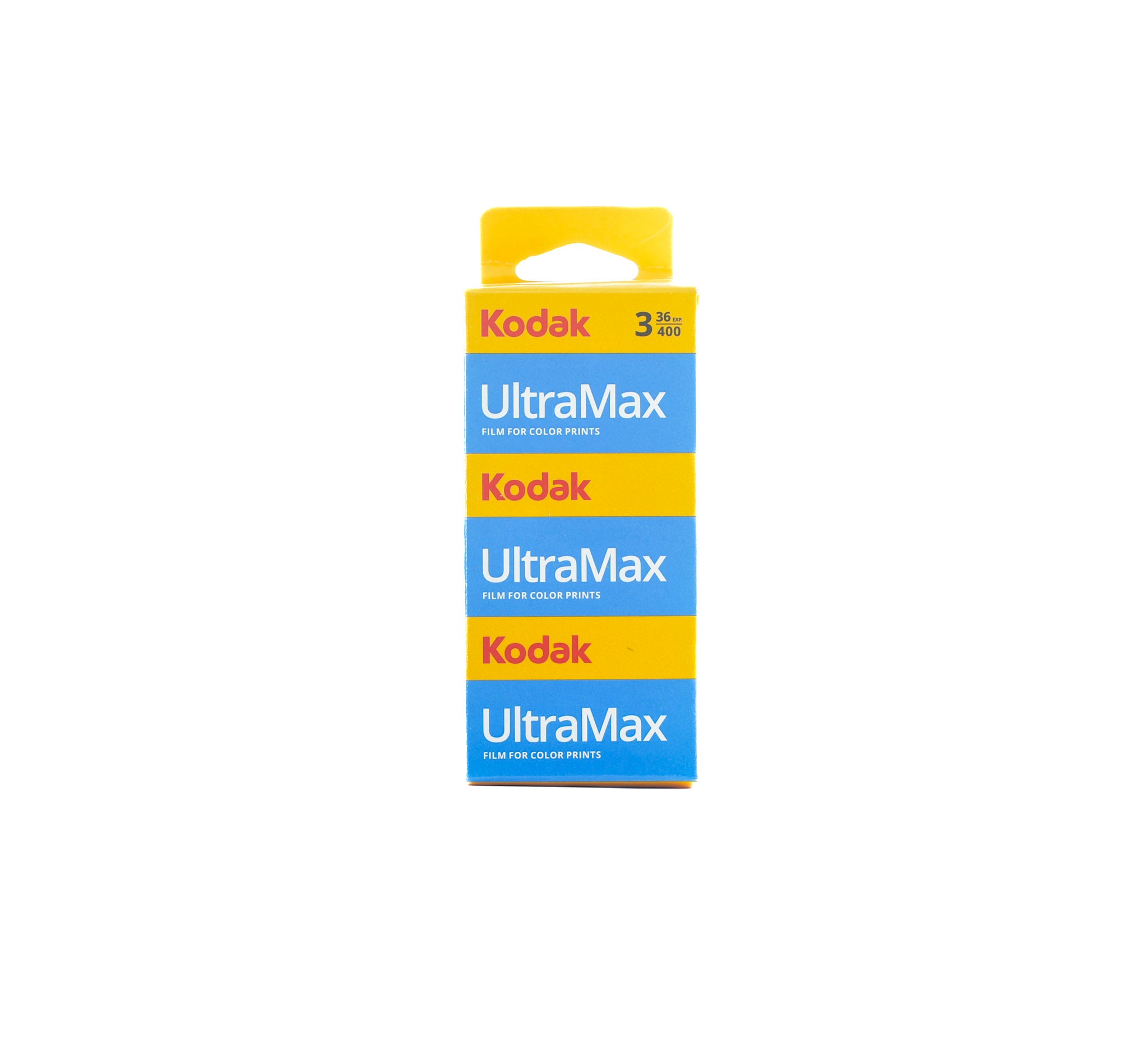 Kodak Ultramax 400 35mm Colour Film (36 exposures) 3 pack