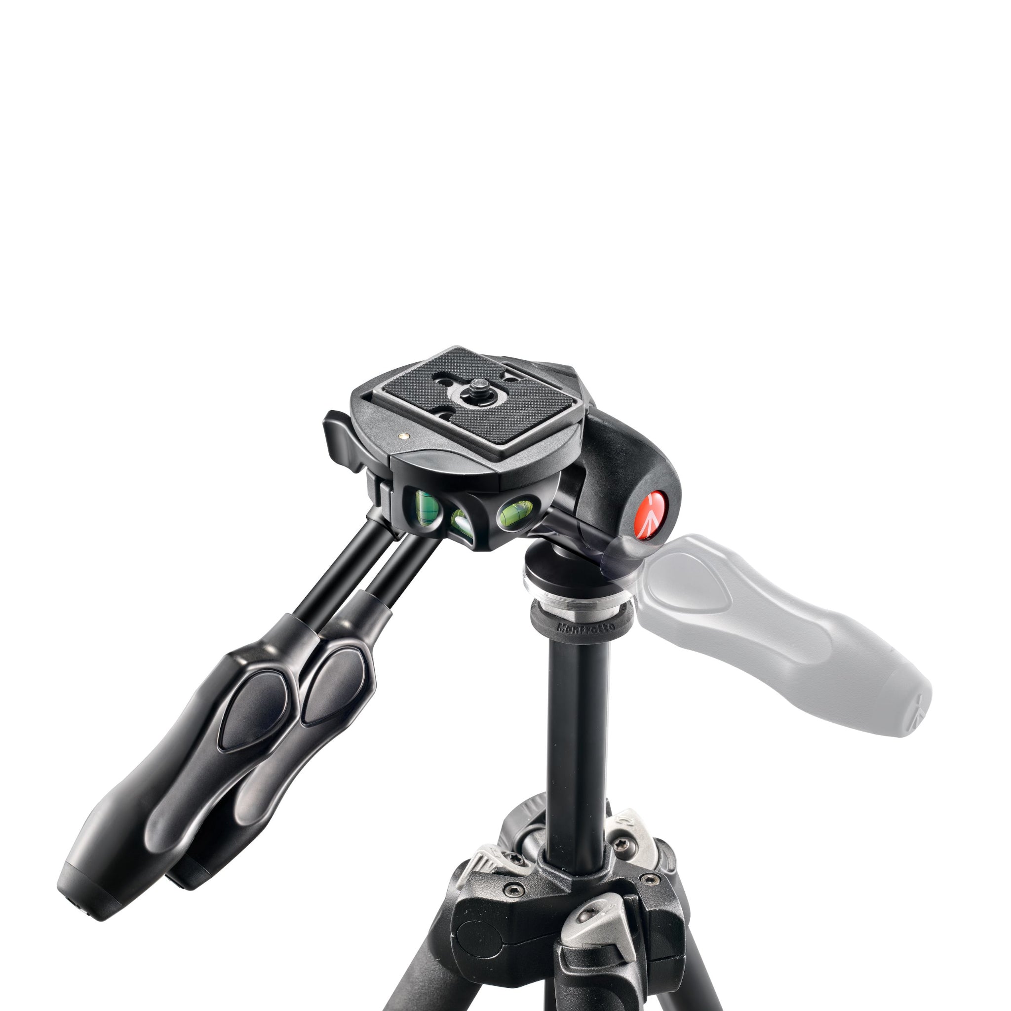 Manfrotto 3-Way Tripod Head with Compact Foldable Handles (290 series)