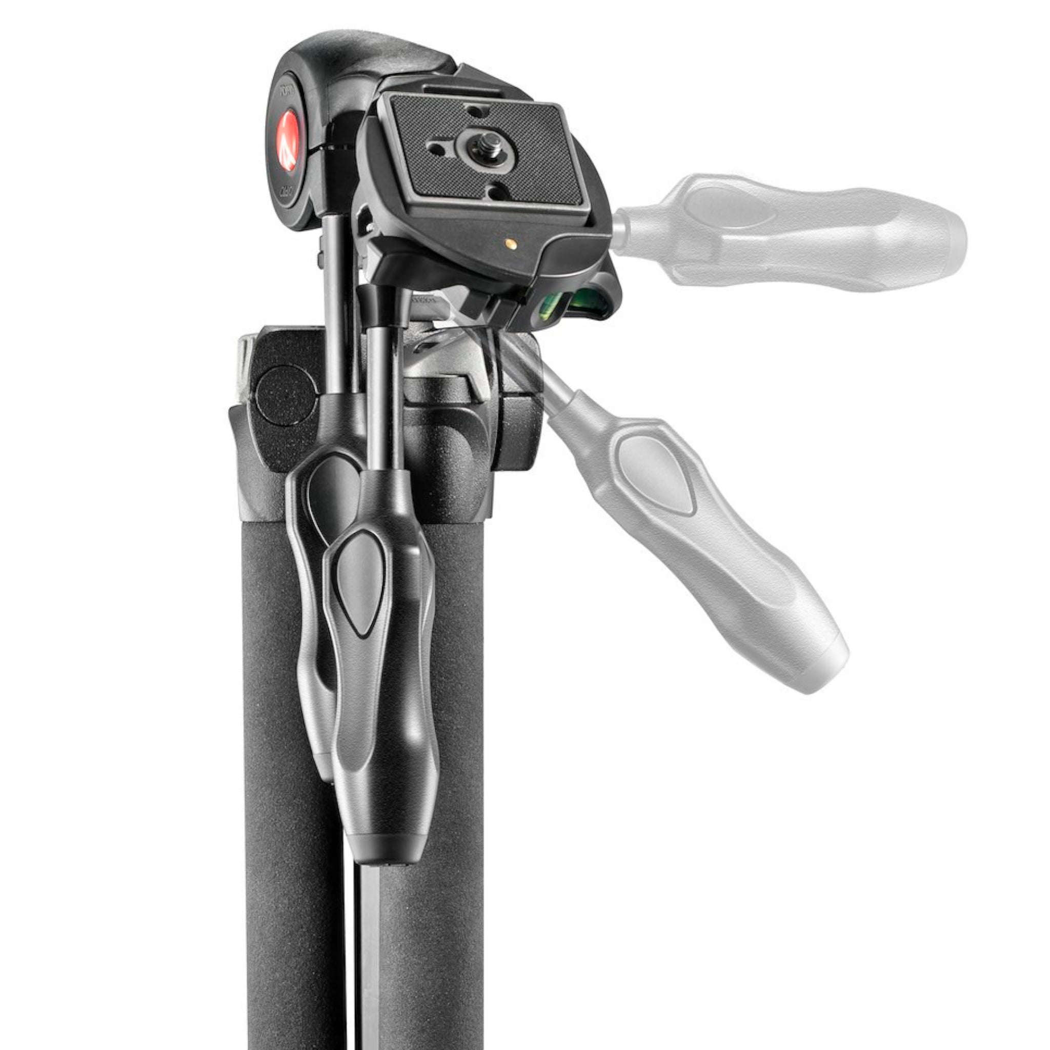 Manfrotto 3-Way Tripod Head with Compact Foldable Handles (290 series)