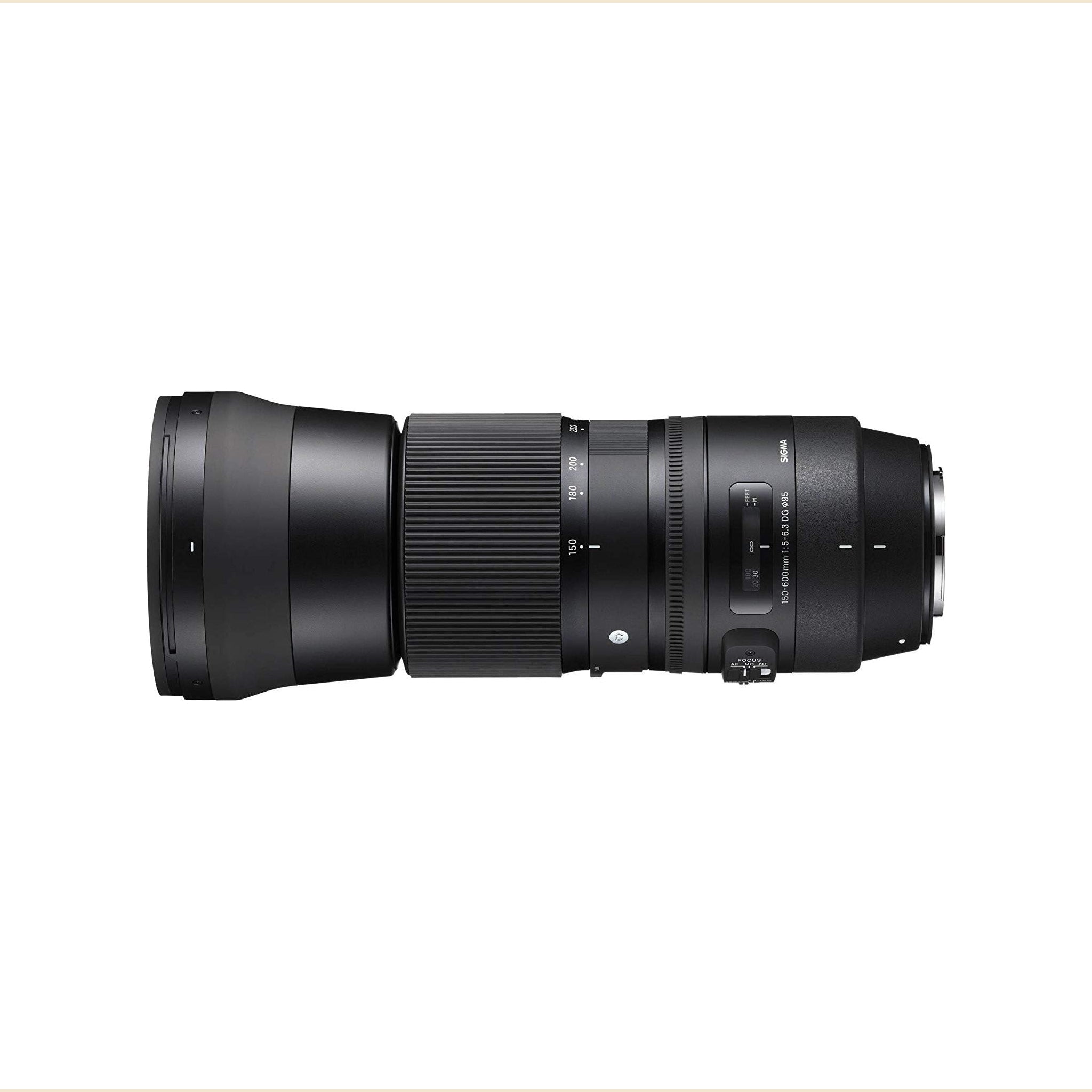 Pre-Owned Sigma 150-600mm f5-6.3 DG OS HSM lens & 1.4 x convertor (Canon EF Mount)